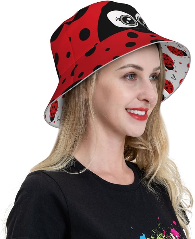 Bucket Hat Beach Summer Sun Hat Reversible Fisherman Hats Double Sided Wearing for Women Men Boys Girls