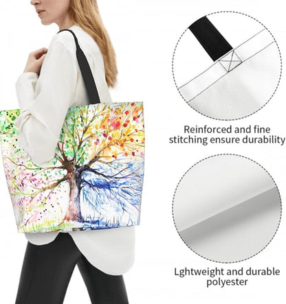 Shoulder Bag Large Reusable Eco-friendly Shopping Bags Portable Storage Handbag