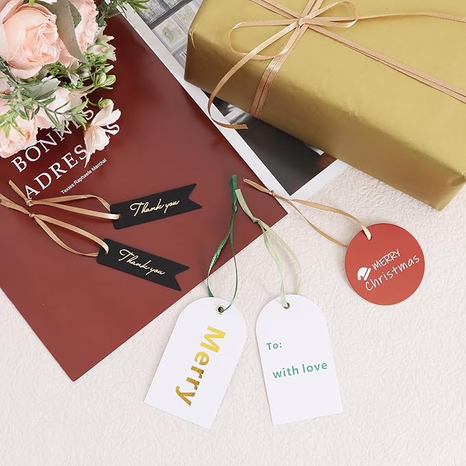 TONIFUL 1/8 Inch x 200 Yards Champagne Gold Thin Solid Satin Ribbon Giant Spool Double Face Ribbons for Crafts Hanging Tags Invitation Card Balloons Bouquet Hair Gift Wrapping Party Decoration