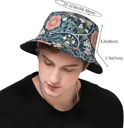 Bucket Hats Fashion Sun Cap Packable Outdoor Fisherman Hat for Women and Men Travel