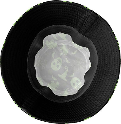 Bucket Hat for Women Men Funny Halloween Hats Packable Outdoor Fisherman Hats Caps Unisex