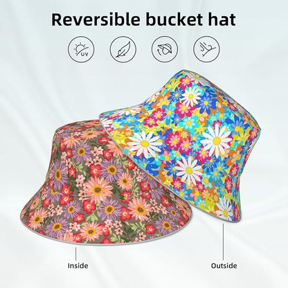 Bucket Hat for Women and Men Fashion Sun Cap Packable Outdoor Fisherman Hat