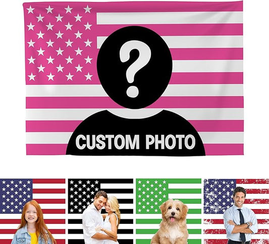 Custom Flag (1x1.5FT to 5x8FT) by BCB Print for Business | Personalized Outdoor Flags with Grommets for Advertising, Events | HD Printed Custom Sign Flag | Express Dispatch+Ship | Made in USA