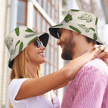 Funny Bucket Hat for Men Women Fashion Unisex Fishing Hat Fisherman Sun Caps Headwear for Outdoor Summer Travel Hiking Beach
