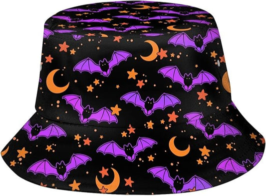 Bucket Hat for Women Men Funny Halloween Hats Packable Outdoor Fisherman Hats Caps Unisex