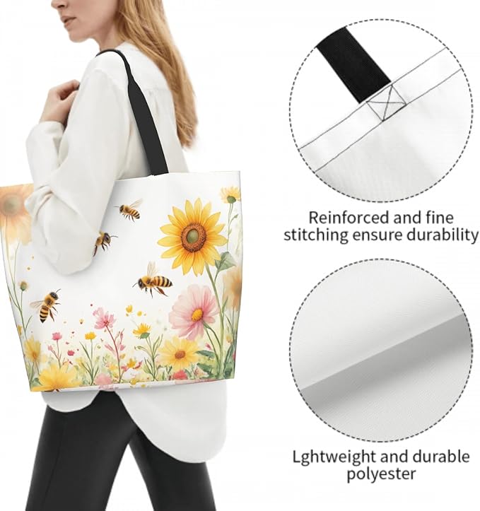 Shoulder Bag Large Reusable Eco-friendly Shopping Bags Portable Storage Handbag
