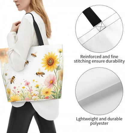 Shoulder Bag Large Reusable Eco-friendly Shopping Bags Portable Storage Handbag