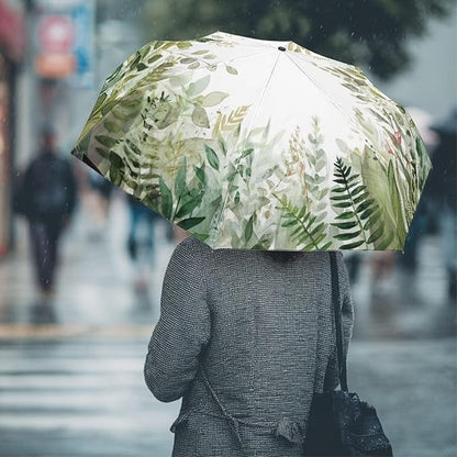 Umbrellas for Rain Lightweight Travel Umbrella 42" Canopy UV Protection Sun Umbrella Windproof Compact Umbrellas
