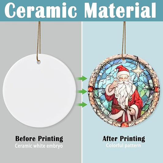 Christmas Ornament, Jocidea Christmas Decorations Santa Claus, Christmas Tree Ornaments, Holiday Decor and Xmas Gifts Ideas