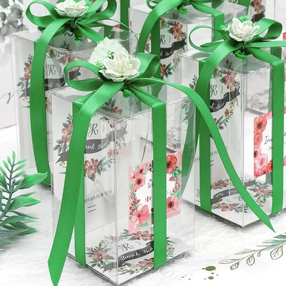 5/8" x 25 Yards Satin Ribbon, Light Pink Silk Ribbon Ideal for Gift Wrapping, Floral Bouquets, Crafts, Wedding Party Decorations, Christmas and Sewing Projects