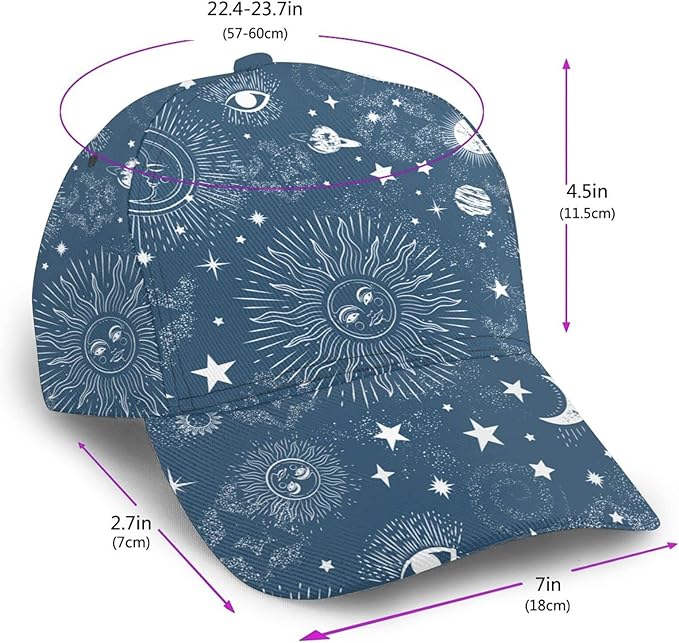 Floral Baseball Cap for Women Fashionable Adjustable Dad Hat Low Profile Running Hat for Summer Sporting Working Hiking