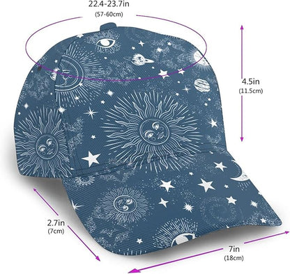 Floral Baseball Cap for Women Fashionable Adjustable Dad Hat Low Profile Running Hat for Summer Sporting Working Hiking