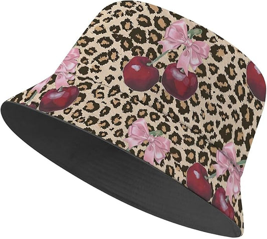 Bucket Hat for Women Men Unisex Sun Cap Packable Outdoor Fisherman Hat Headwear,Reversible Double-Side-Wear