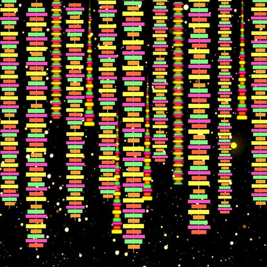 54ft UV Reactive Neon Streamers - Glow in the Dark Party Supplies for Wedding, Birthday Banners & Garlands