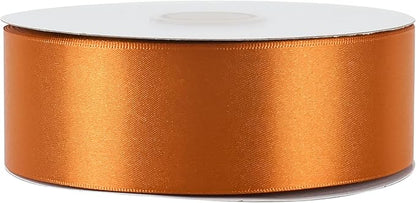 MEEDEE Orange Satin Ribbon - 1.5 inch Double Faced Satin Ribbon, 50 Yards - Perfect for Christmas, Thanksgiving, Halloween, Wreaths, Bows, Crafts, Weddings, Flower Bouquets