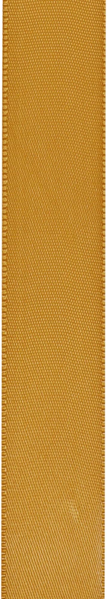 LIUYAXI Old Gold Satin Ribbon, Double Faced 5/8" X Continuous 25 Yards Ribbons Perfect for Gift Wrapping Bows Bouquet Wedding Craft and More