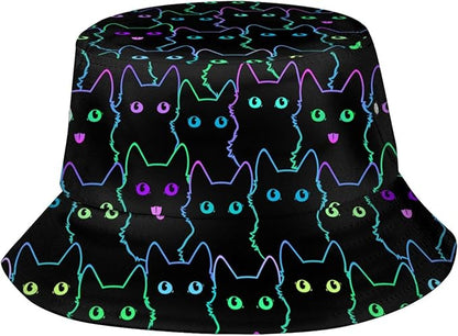 Bucket Hat for Women Men Funny Halloween Hats Packable Outdoor Fisherman Hats Caps Unisex
