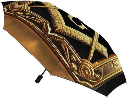 Fashion 3 Fold Sunny Rain Sunscreen Umbrella Portable Automatic Umbrella