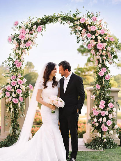 MACTING Pink Artificial Flower Roses 60PCS Real Touch Fake Flowers with Stem Foam Roses for DIY Wedding Bouquet Table Centerpieces Party Bridal Shower Birthday Home Spring Valentines Day Decorations