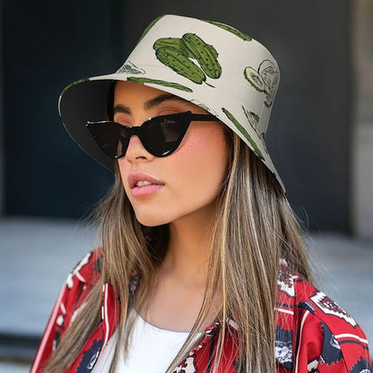 Funny Bucket Hat for Men Women Fashion Unisex Fishing Hat Fisherman Sun Caps Headwear for Outdoor Summer Travel Hiking Beach