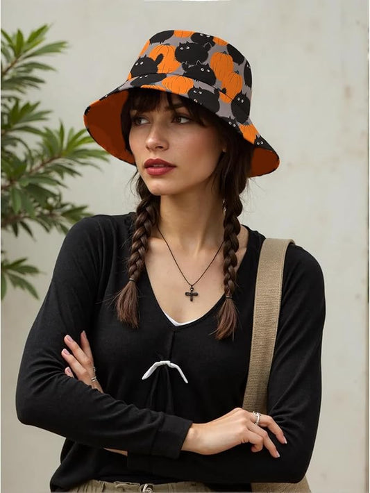 Bucket Hat Unisex for Men Women Funny Fashion Fishing Hat Cute Fisherman Cap