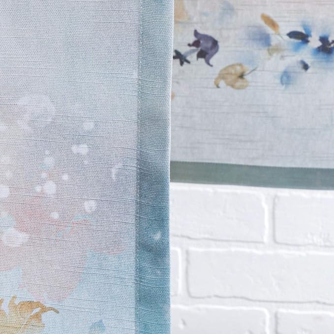 Maison d' Hermine Table Runner 100% Cotton Single Layer Table Runners 72 inches Long Decorative for Home Kitchen Dining Party Wedding Bridal Shower Spring Summer (Lazy Summer Days, 14.50" x 72")