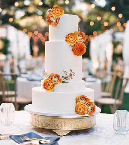 IPOPU Artificial Ranunculus Orange Silk Flowers with Stems 12PCS Mini Fake Flowers for DIY Wedding Bouquet Bridal Shower Decorations Floral Filler Flowers Centerpieces (Shade of Orange)