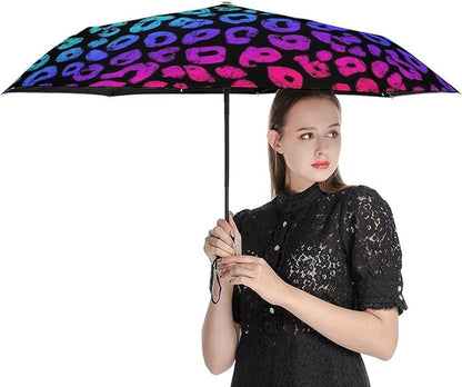 3 Fold Car Umbrella Folding Portable Automatic Umbrella Sunny Rain Sunscreen
