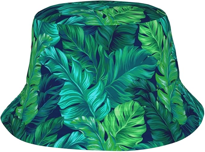 Small Daisy Green Chrysanthemum Flower Bucket Hats Fashion Sun Cap Packable Outdoor Fisherman Hat for Women and Men