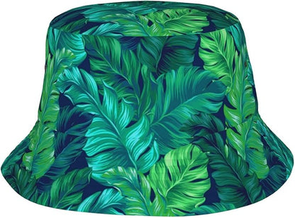 Small Daisy Green Chrysanthemum Flower Bucket Hats Fashion Sun Cap Packable Outdoor Fisherman Hat for Women and Men