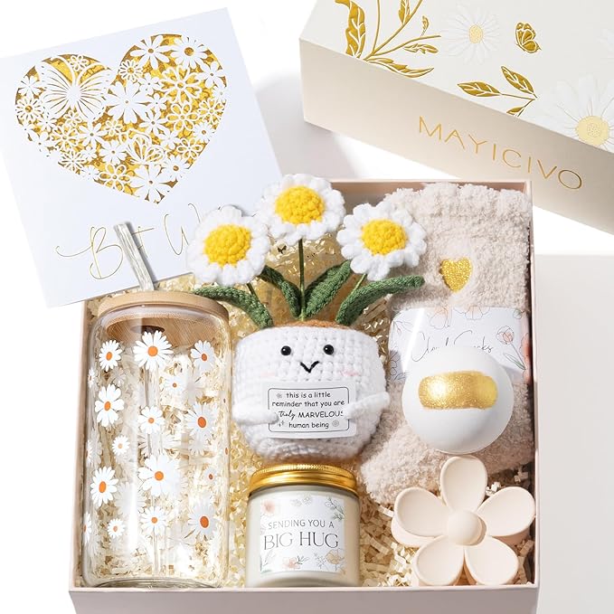Birthday Gifts for Women Care Package Get Well Soon Gift Baskets, Unique Self Care Spa Gift Set for Women, Thinking of You Inspirational Christmas Gifts for Mom Her Best Friend Sister Teen Girls Wife
