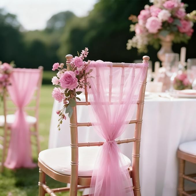 Dusty Pink Tulle Mesh Ribbon 6 Inch x 100 Yards(300ft) Netting Spool Fabric Ribbon Ideal for Tutu Skirt Art Gift Wrapping Flower Bouquet Crafts Weddings Floral Arrangements