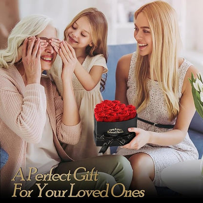 16 Preserved Flowers Rose Birthday Gifts for Women Her Mom Wife Girlfriend Grandma on Valentines Mothers Day Christmas Anniversary Romantic