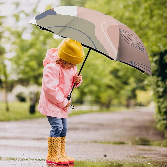 Small Compact Travel Automatic Folding Umbrella for Women, Portable Lightweight, Rain, Wind, UV Sun Shade