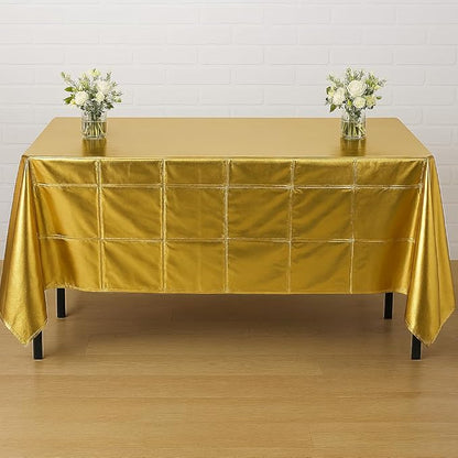 Anderson's Gold Shiny Metallic PVC Roll: 47" x 100' Flame-Resistant Event Decor for Weddings, Parties, Photo Booths, Gift Wrap, Table Covers, Backdrops, Crafts & Holiday Decorations