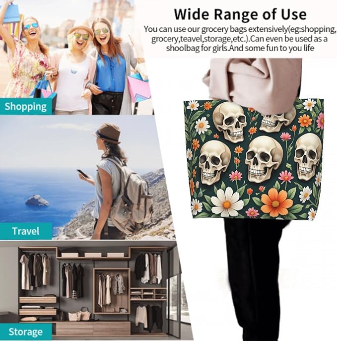 Shoulder Bag Large Reusable Eco-friendly Shopping Bags Portable Storage Handbag