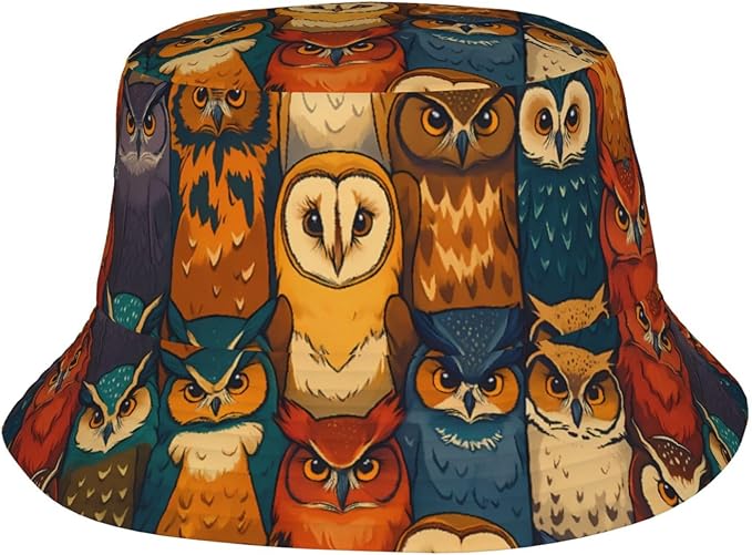 Rustic Autumn Cows and Pumpkins Bucket Hat Novelty Sun Hats Trendy Fisherman Cap for Men and Women