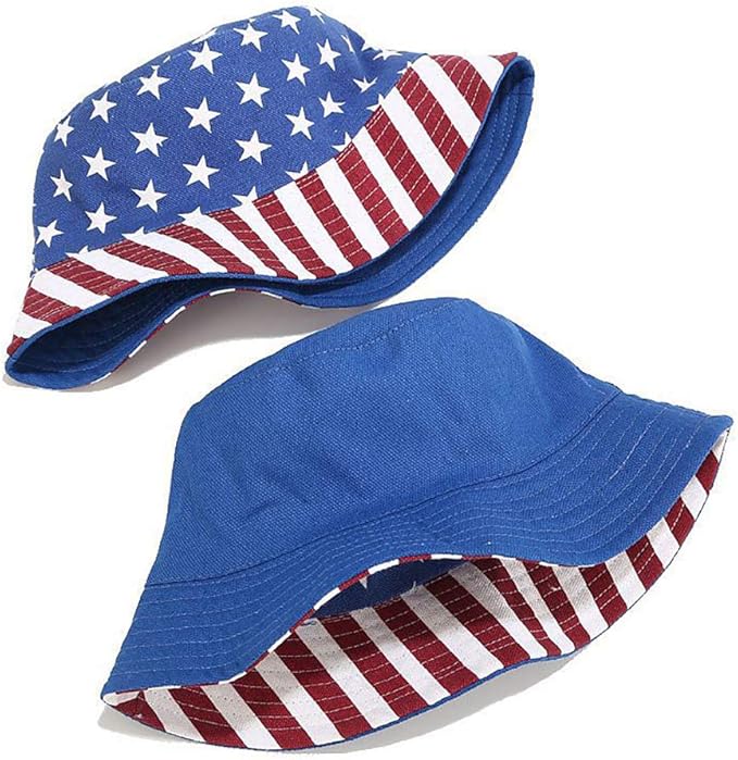 Malaxlx Bucket Hat Beach Sun Hat Fishing Hat for Women Men, Outdoor Travel Reversible Double Side Wear Fisherman Hat