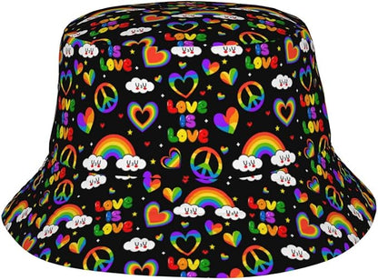 Fashion Bucket Hat Summer Beach Travel Sun Hat Packable Fisherman Cap for Men Women
