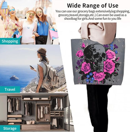 Shoulder Bag Large Reusable Eco-friendly Shopping Bags Portable Storage Handbag