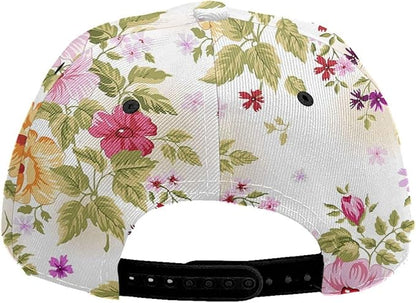 Floral Baseball Cap for Women Fashionable Adjustable Dad Hat Low Profile Running Hat for Summer Sporting Working Hiking