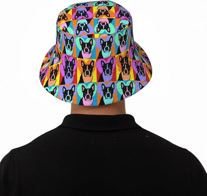 Cartoon Bucket Hat Summer Beach Travel Sun Hat Packable Fisherman Cap for Men Women