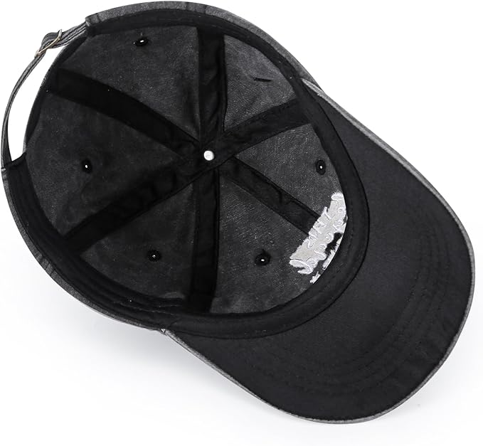 Gardening Gifts for Women, Gardening Hat, Adjustable Washed Cotton Embroidered Baseball Cap