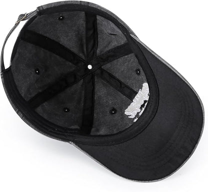 Gardening Gifts for Women, Gardening Hat, Adjustable Washed Cotton Embroidered Baseball Cap