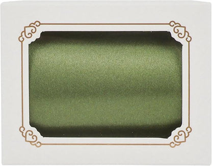 MEEDEE Moss Green Satin Ribbon Lux Double Faced Satin Ribbon 3 Inch Green Christmas Ribbons by 10 Yards Moss Green Ribbons for Christmas Tree, Flower Bouquet, Weddings, Bow Making, Holiday Decor