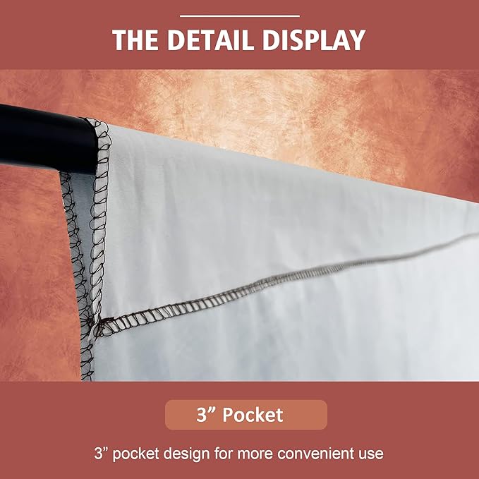 Abstract Professional Photography Backdrop for Portrait Photo Props Booth Background Photoshoot Studio with Polyester Fabric Roller Pocket on Top(8x10ft,Brick Red,No Stand)
