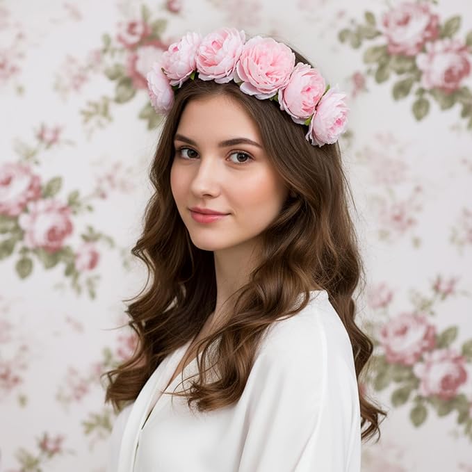 200 Pcs Flowers Long Stem Artificial Rose Bulk, 3.2 Inches Silk Rose Head Flowers Faux for Wedding Bridal Bouquet Independence Day Home Floral DIY Centerpieces Party Decoration(Pink)