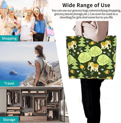 Shoulder Bag Large Reusable Eco-friendly Shopping Bags Portable Storage Handbag