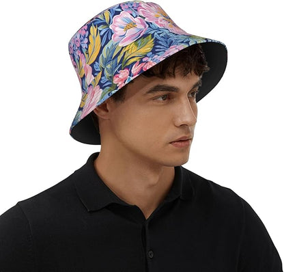 Bucket Hats Fashion Sun Cap Packable Outdoor Fisherman Hat for Women and Men Travel