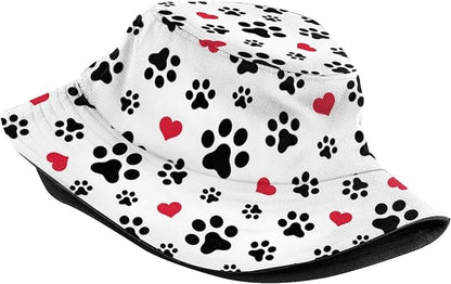 Bucket Hat for Women Men, Summer Print Hat Travel Packable Sun Cap Outdoor Hat for Women and Men
